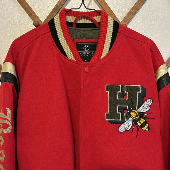 Hudson Outerwear Varsity Jacket Size XL GUC - Picture 2 of 14